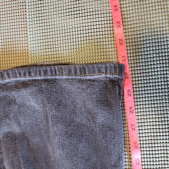 Levi's Nouveau Boot Cut Stretch | Sz 16 Miss M | Black Jeans 34W - Picture 7 of 10